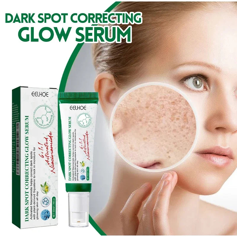 Dark Spot Correcting Glow Serum,Facial Skin Moisturizing Brightening Whitening Cream,Reduce Freckles, Dullness,Acne,And Melanin