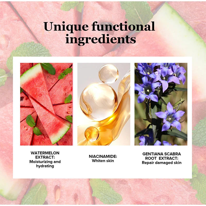 Watermelon Nicotinamide Bulb Essence Glow Recipe Cosmetics Moisturizing Lotion Essence Whitening And Brightening Skin Makeup