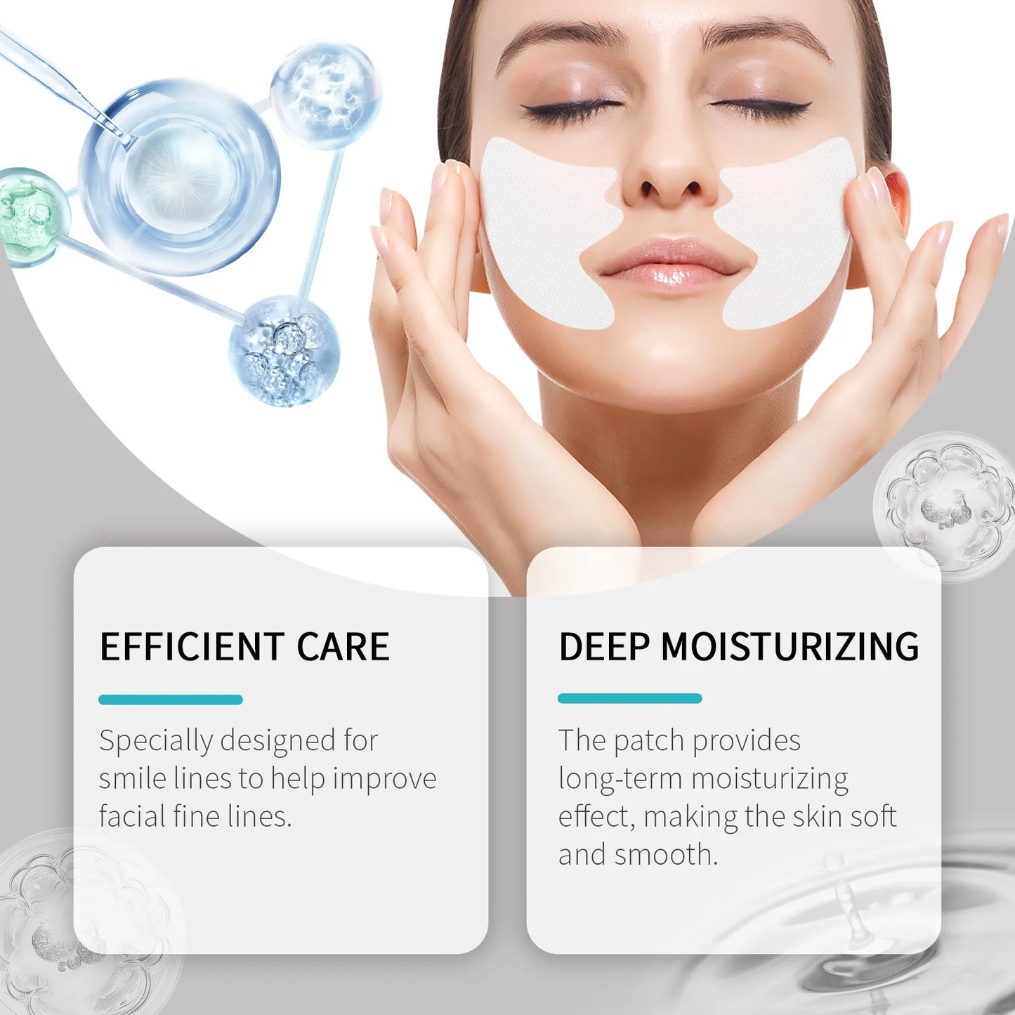 Firming Fine Lines Hydrocrystalline Patch Anti-Aging Lifting Sagging Facial Skin Deep Nourishment Masks Korea Face Care Products