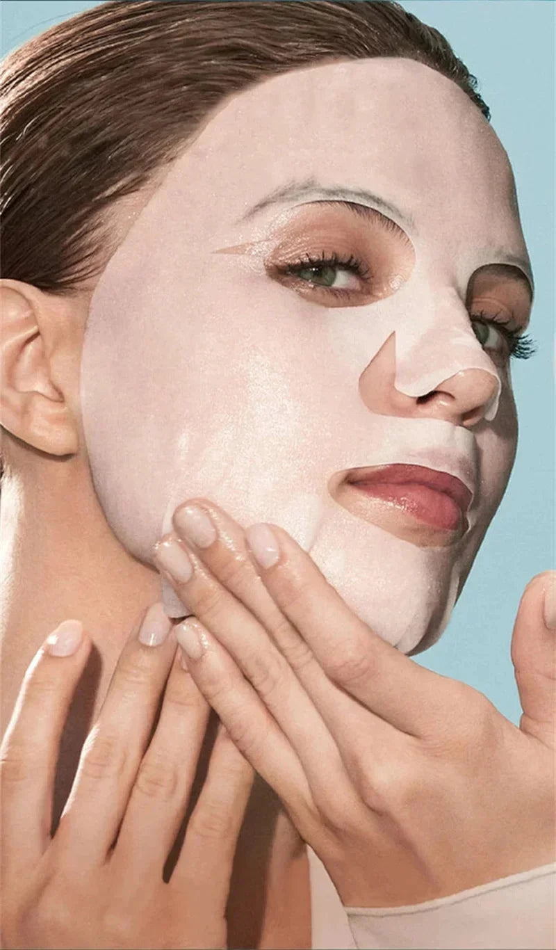 1/3/5/10PCS Collagen Face Mask Moisturizing Oil-Control Brightening Skincare Hydrating Shrink Pores Sheet Mask Beauty Skin Care