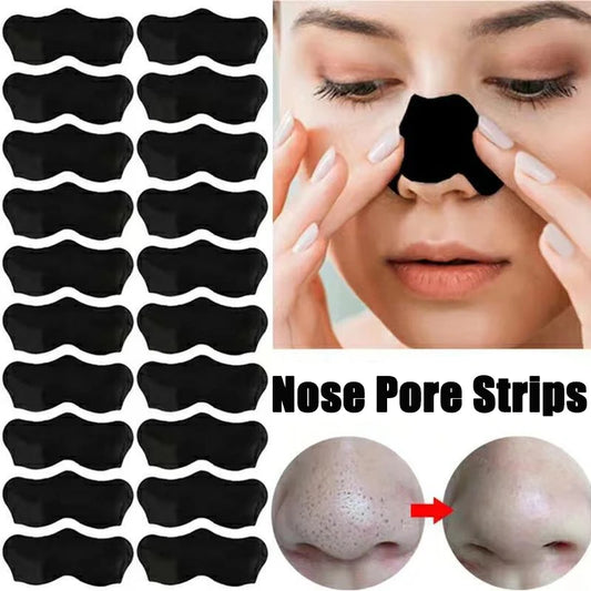 Bamboo Charcoal Blackhead Remover Mask Nasal Strips Black Dots Spots Acne Treatment Mask Face Acne Deep Clean Nose Sticker