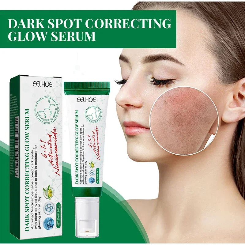 Dark Spot Correcting Glow Serum,Facial Skin Moisturizing Brightening Whitening Cream,Reduce Freckles, Dullness,Acne,And Melanin