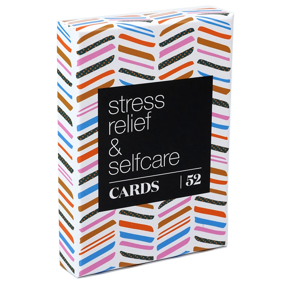 52 Stress Less & Self Care Cards Game Mindfulness Meditation Exercises Anxiety Relief Relaxation