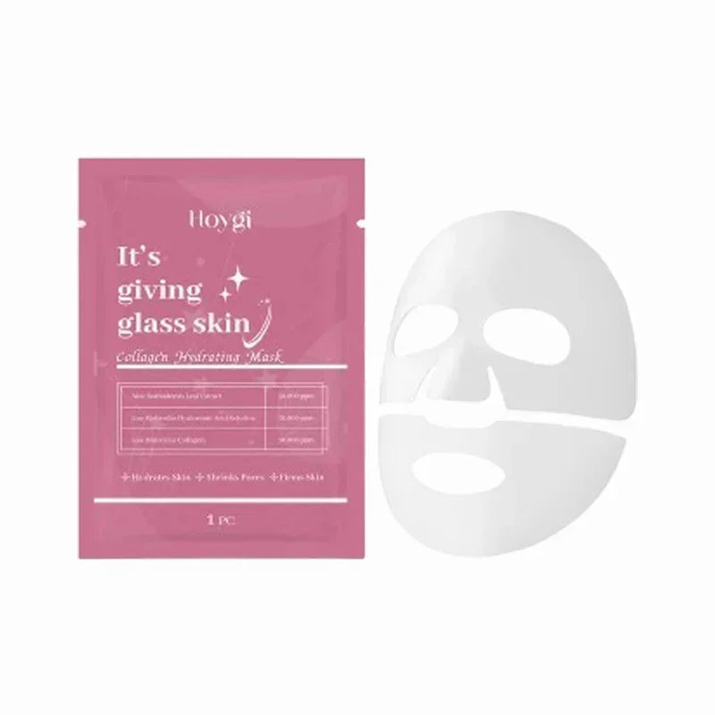 1/3/5/10PCS Collagen Face Mask Moisturizing Oil-Control Brightening Skincare Hydrating Shrink Pores Sheet Mask Beauty Skin Care